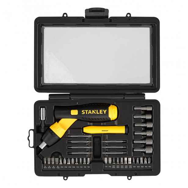 Stanley - 38dílná sada ráčnových šroubováků 0-63-038