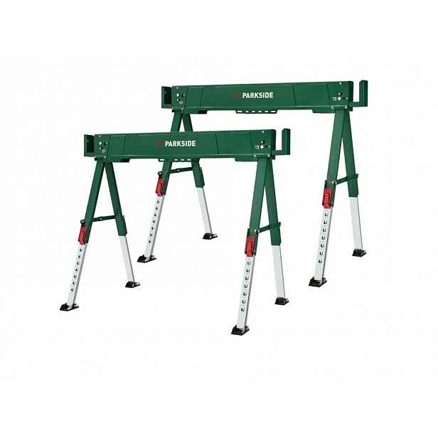Parkside® Sada skládacích pracovních koz, 600 kg, 2dílná