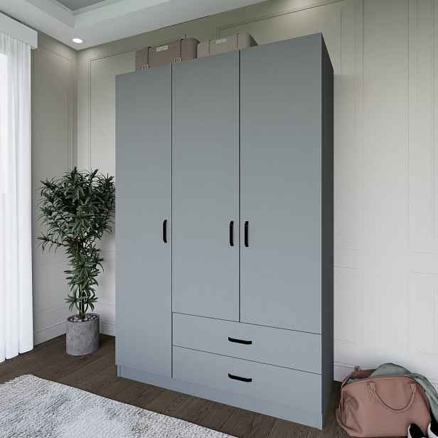Šatní skříň Yaman Luna 1600-037 - Grey