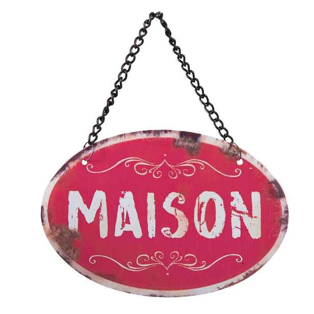 Závěsná cedulka Maison - 12*8 cm Clayre & Eef