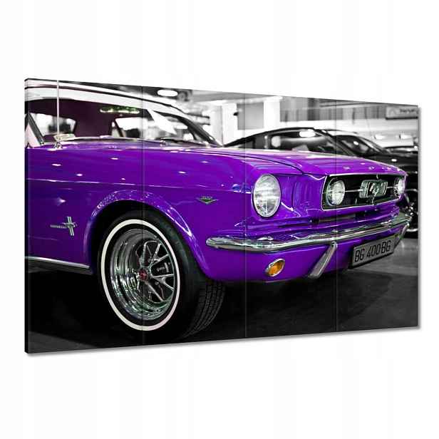 Obrazy 120x80 Fialový Ford Mustang
