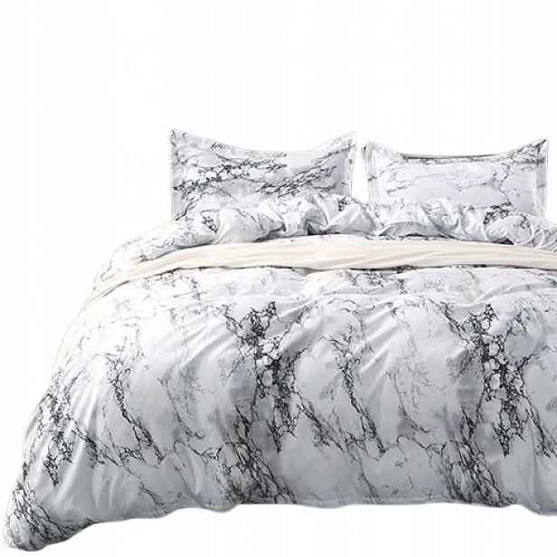 Elegantní Moderní Mramorové Povlečení Ložní Pokožky Povlečení 160x200