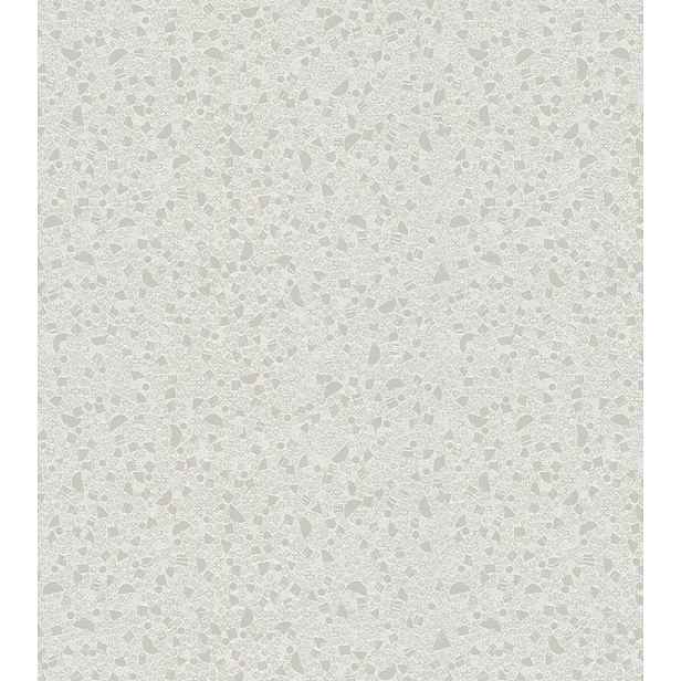Exkluzivní šedá tapeta s motivem mozaiky 70 cm x 10 m