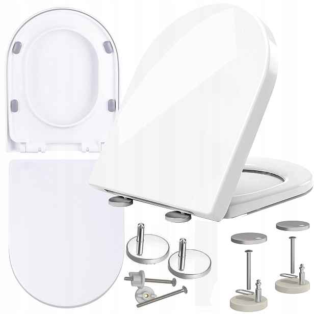Wc Sedátko S Pomalým Sklápěním, Univerzální, Nejtvrdší Duroplast