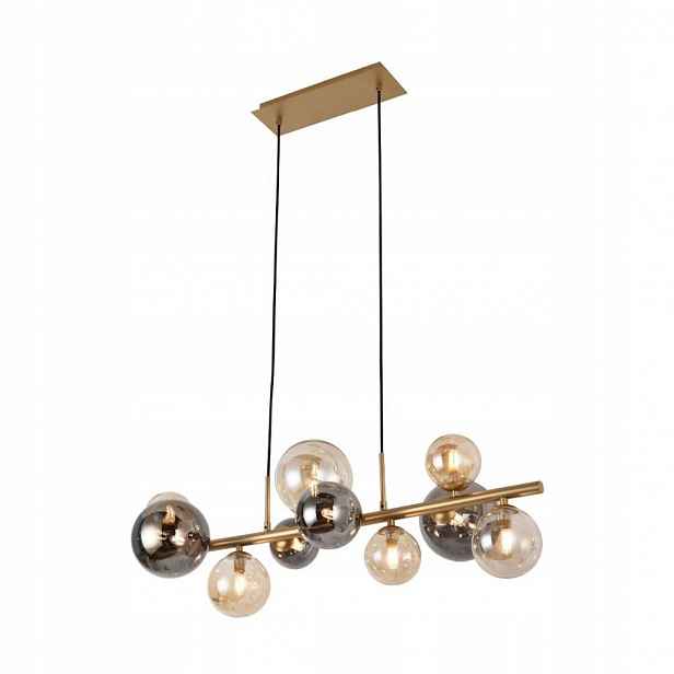 Závěsná lampa Villa Šedá Moderní G9 Regulace výšky 85 cm Zuma Line