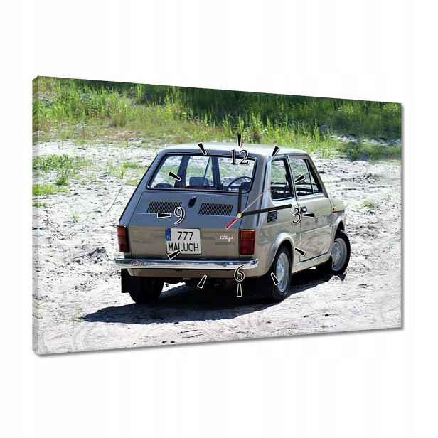 Hodiny 60x40 Batole Fiat 126p Miminko