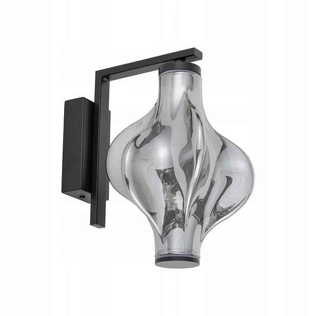 Led Nástěnné Svítidlo Do Moderních Interiérů 8 V Grafitové Barvě Skla Tk Lighting