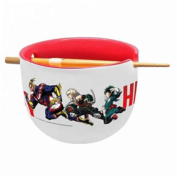 Miska na ramen My Hero Academia Ramen Bowl s hůlkami Jump 500 ml
