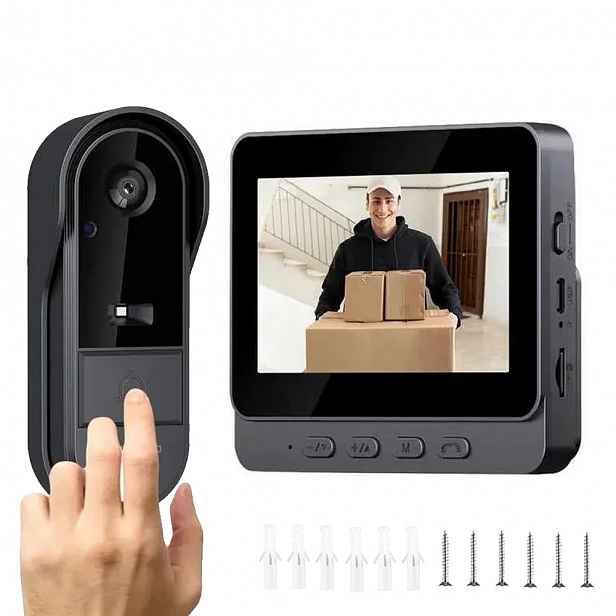 Videotelefon Do Dveří S Kamerou 1080P Interkom Videotelefon Zvonek Sada