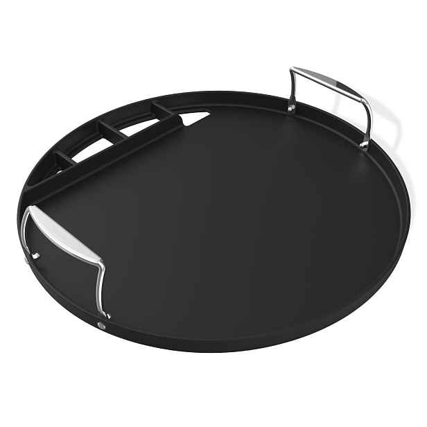 Celoplošná litinová plancha pro kotlové grily Weber 57 cm