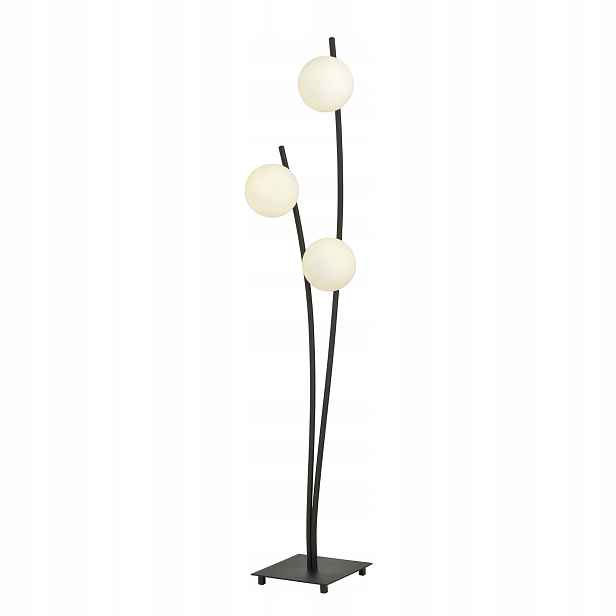 Podlahová lampa Emibig Hunter LP3 3xE14 10W, 150 cm, černobílá