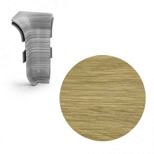 Vnitřní roh k soklu Naturel Gallego , PVC délka 0,5 cm, výška hrany 56 mm, NATNGTWR2