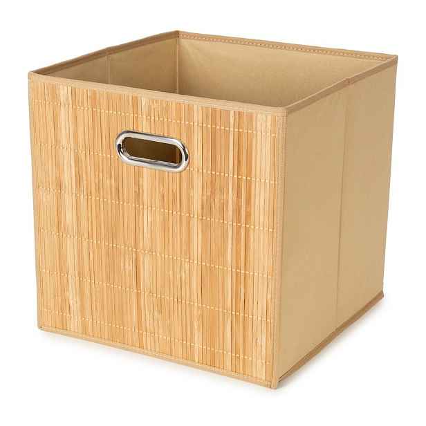 Bambusový košík do regálu 31x31x31 cm Anji – Compactor