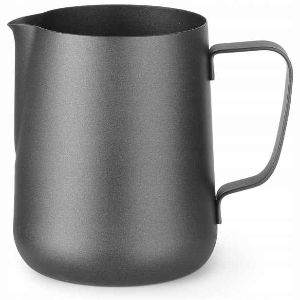 Hrnek na napěnění mléka Barista z nerezové oceli, průměr 90 mm.