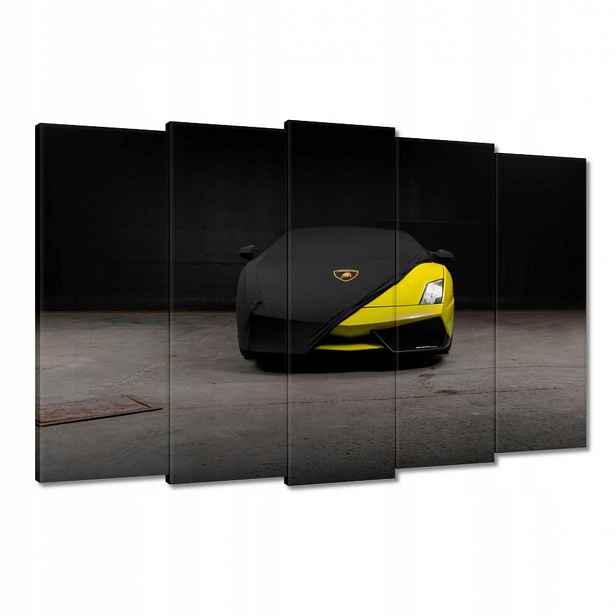 Obrazy 150x95 Žluté sportovní auto