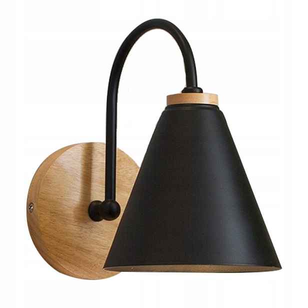 Samostatná Nástěnná Lampa Forest Black