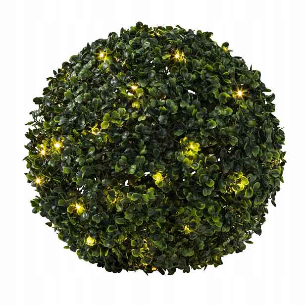 Svítící buxusová koule s 40 Led, 35 cm