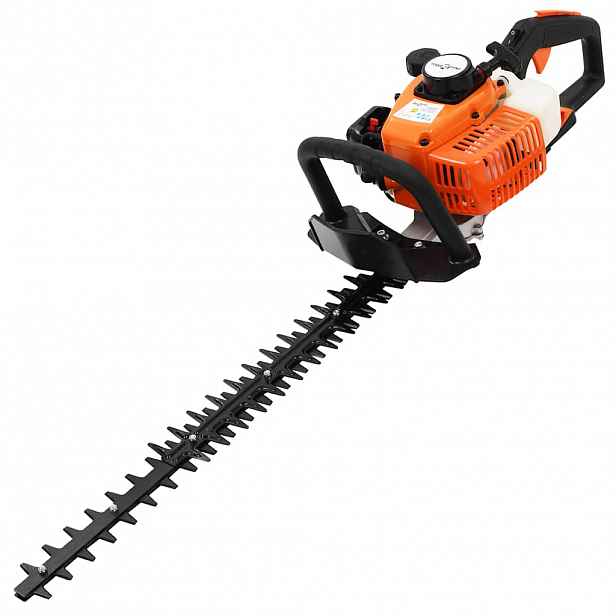 vidaXL Benzínový plotostřih oranžovočerný 722 mm