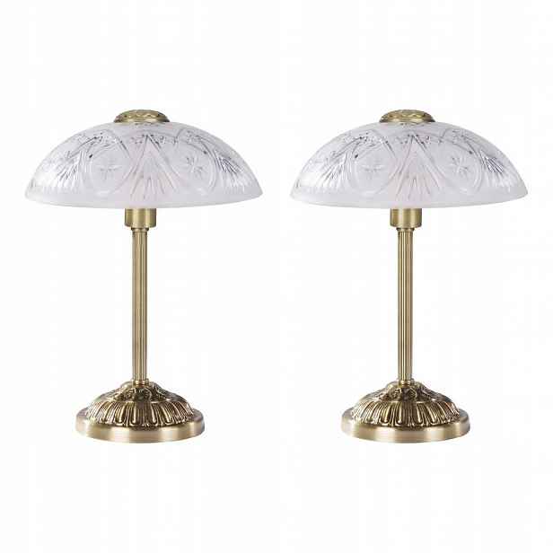 Stylová sada stolních lamp Annabella do elegantního obývacího pokoje