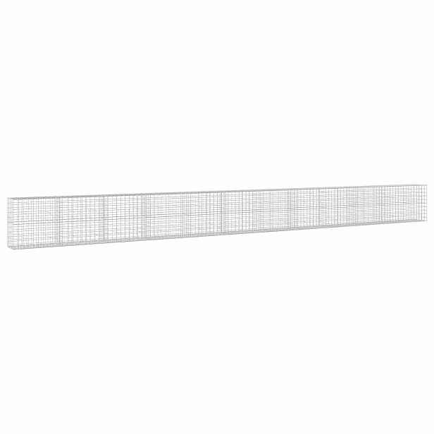 vidaXL Gabion s drátem 3,5 mm a síťkou 10x10 cm 1150x50x100 cm