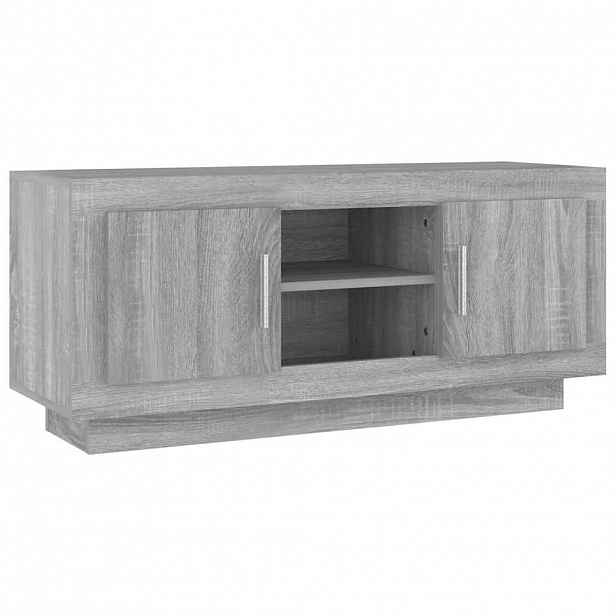 vidaXL TV skříňka šedá sonoma 102 x 35 x 45 cm kompozitní dřevo