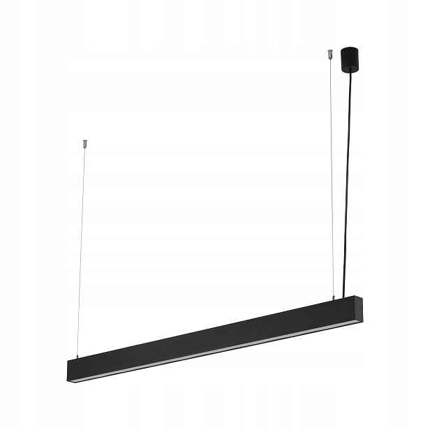 Závěsná lampa Luxe Cct černá 1xLED 40W Do Kuchyně Obývacího Pokoje Moderní