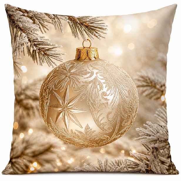 Vánoční povlak na polštář CHRISTMAS BALL 40x40 cm