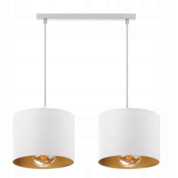 Závěsná Stropní Lampa Lustr Stínidlo Zlatá E27 Převis Led