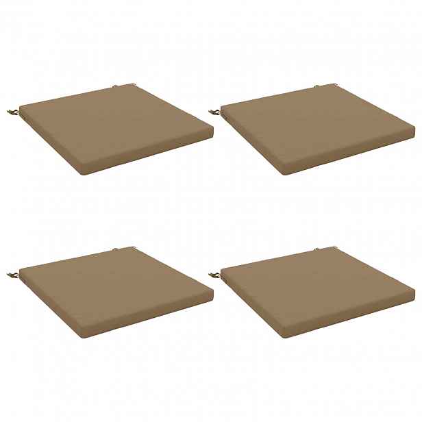 vidaXL Polstry ve 4 kusech SOEST 4 ks 100% polyester Taupe