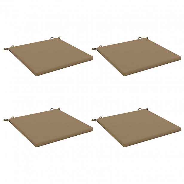 vidaXL Polstry ve 4 kusech SOEST 4 ks 100% polyester Taupe
