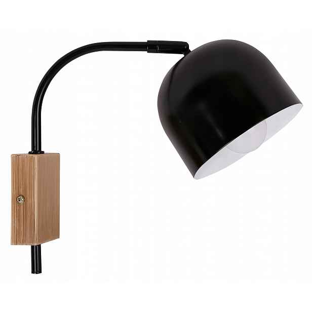 Černé nastavitelné nástěnné svítidlo E27 40W Rupi Candellux