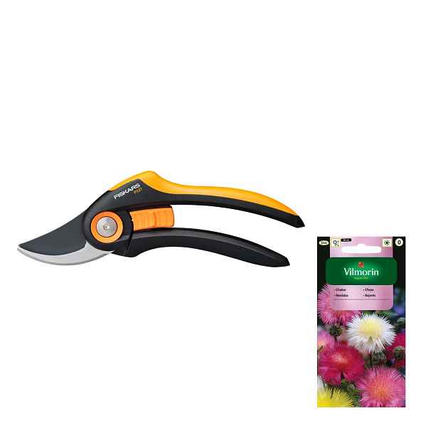 Fiskars Plus Zahradní nůžky na čerstvé větve a výhonky +dárek semena