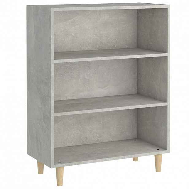 vidaXL Příborník betonově šedý 69,5 x 32,5 x 90 cm kompozitní dřevo