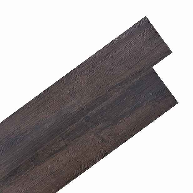 vidaXL Samolepicí PVC podlahová prkna Tmavě hnědá 30,5 x 61 cm 28 ks