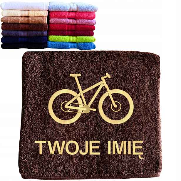 Dárek pro cyklistu, milovníka jízdy na kole, Ručník s kolem