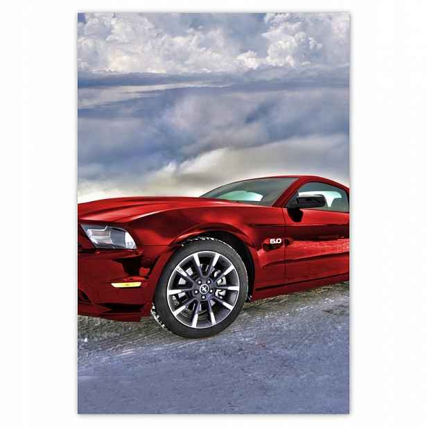 Plakáty 135x200 Červený Ford Mustang