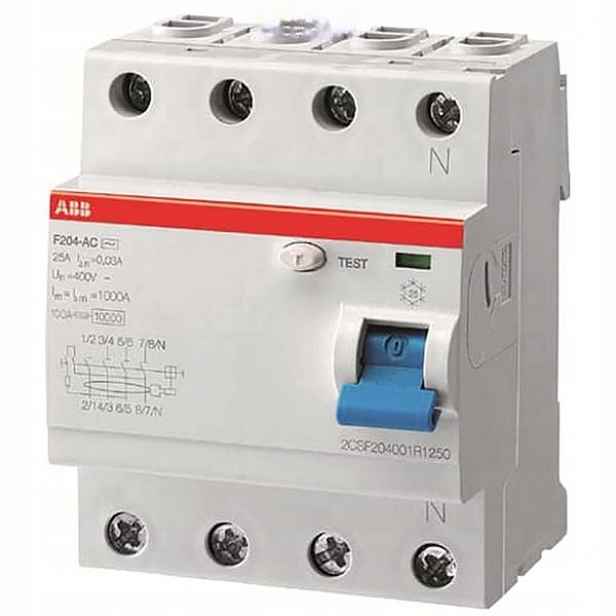 Abb proudový jistič 4P 40 A typ A 100 mA 2CSF204101R2400