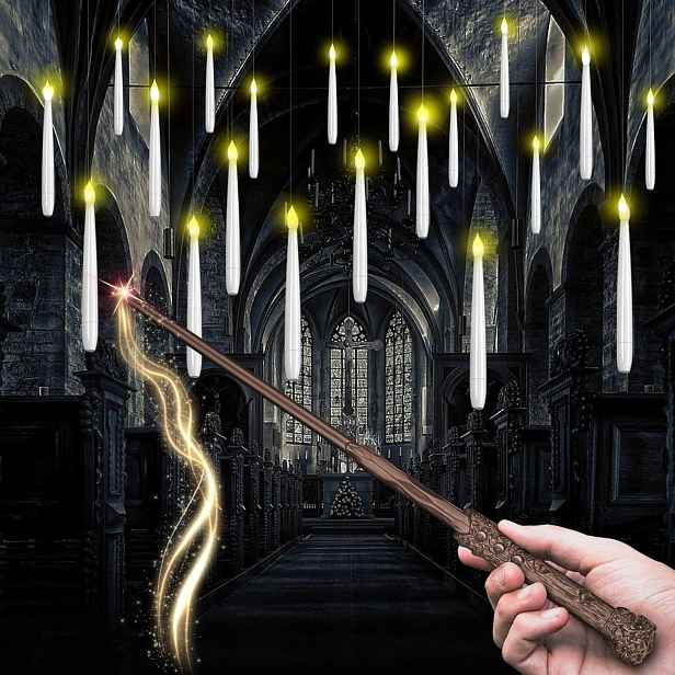 Levitující Led Svíčky 10 Ks Bezplamenné Svíčky Na Halloween S Dálkovým Ovládáním