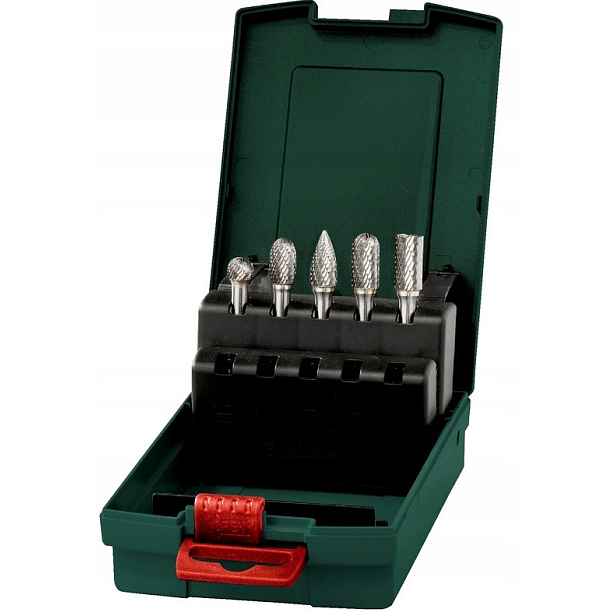 Sada karbidových fréz, stopka 6 mm, 5ks Metabo 628403000