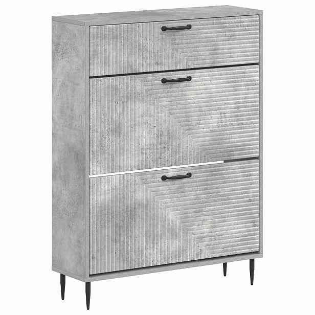vidaXL Skříň na obuv HAARLEM 78 x 24 x 103 cm Kompozitní dřevo