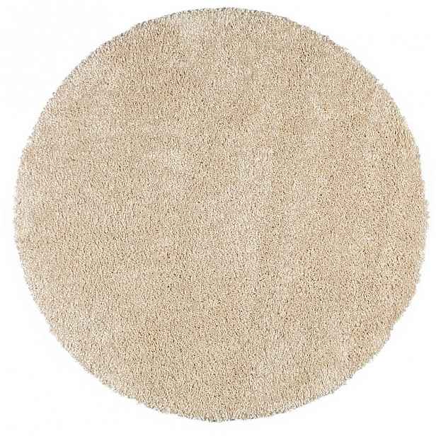 Krémově bílý koberec Universal Aqua Liso, ø 80 cm