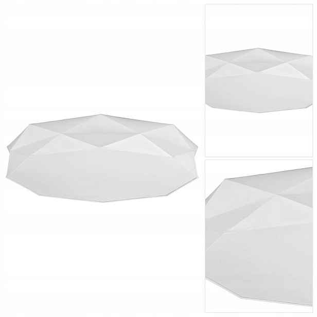 Stropní svítidlo Kantoor bílé barvy do koupelny s jemným leskem a rovnoměrným Tk Lighting