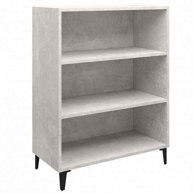 vidaXL Příborník betonově šedý 69,5 x 32,5 x 90 cm kompozitní dřevo