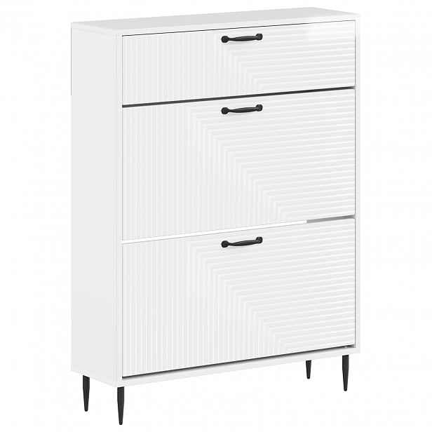 vidaXL Skříň na obuv HAARLEM 78 x 24 x 103 cm Kompozitní dřevo