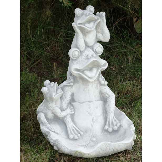 Betonová figurka Napáječka žáby, zahradní figurky