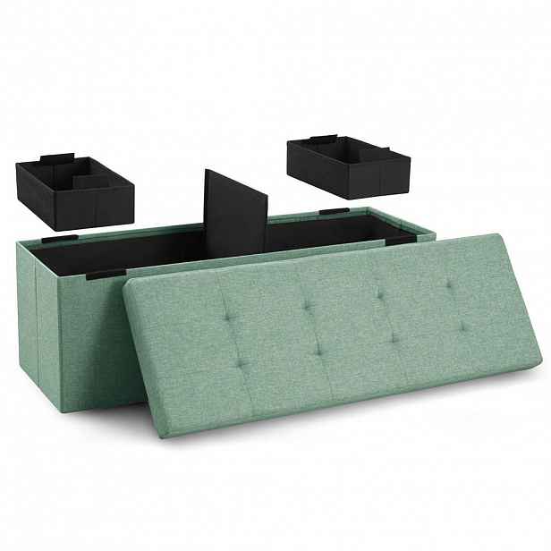 Blumtal SEDACÍ LAVICE 110/38/38 cm + 2 boxy navíc, tyrkysová