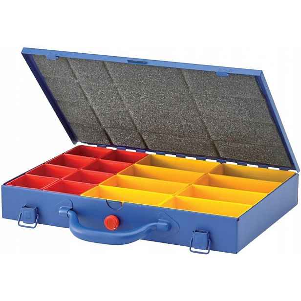Kufr box organizér ocelový plech 50 mm 16