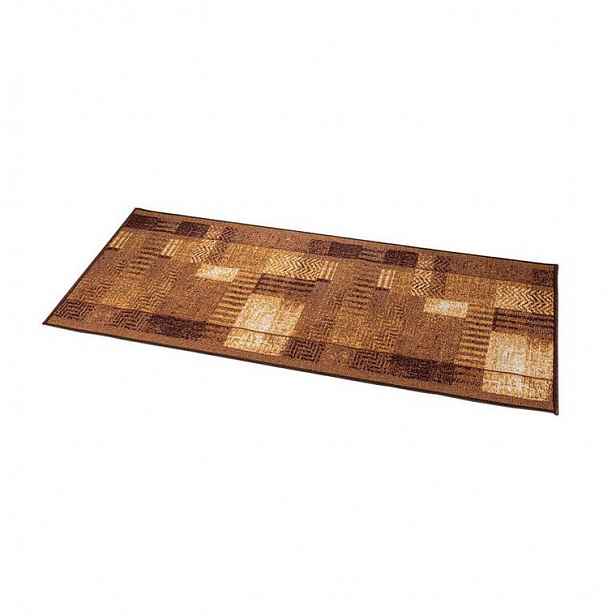 Kusový běhoun Patchwork hnědá 67 x 150 cm