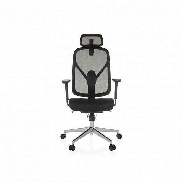 MID.YOU OTOČNÁ ŽIDLE, síťovina, černá