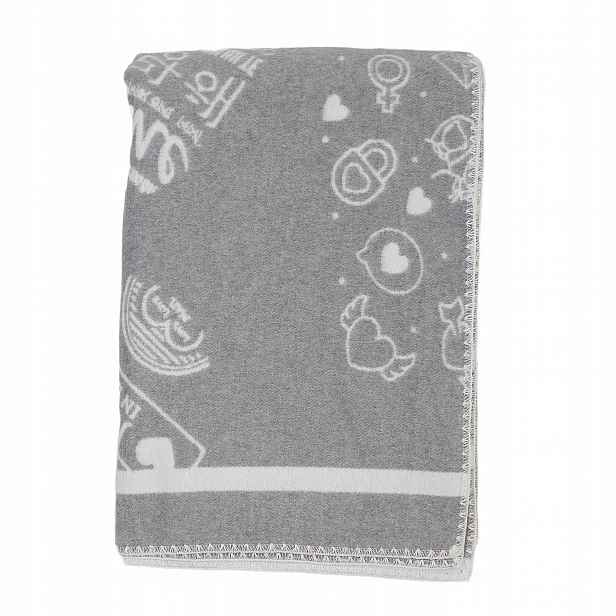 Přírodní Bavlněná deka 100% bavlna 140 x 205 cm Pled Cozy Blankets